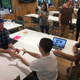 IDEO designers pair up to express ideas through gestures.